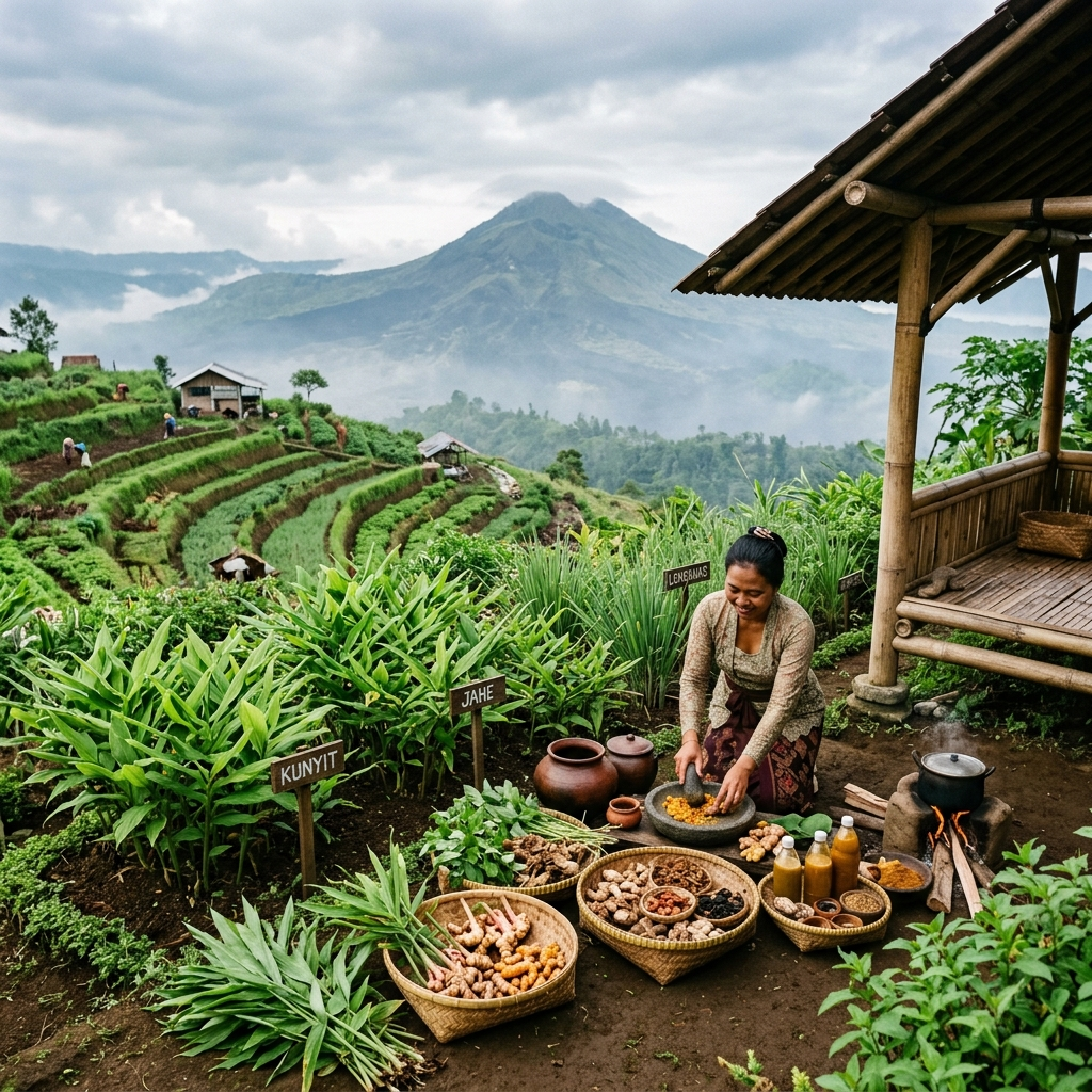 Matriarch herbal jamu preparation class session