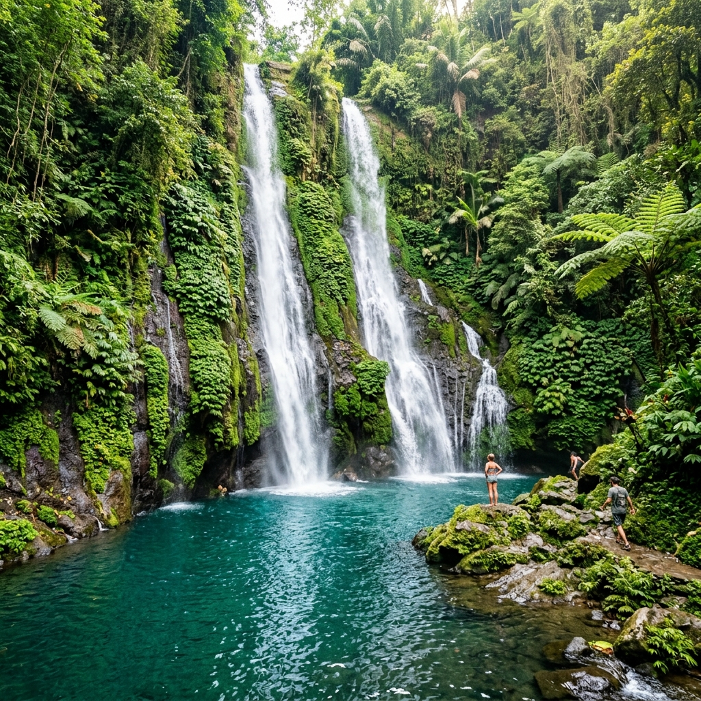Sekumpul Triple Waterfalls